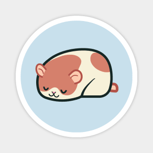 Sleepy Syrian Hamster Pack Magnet